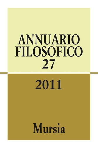 Annuario filosofico 2011 vol - filosofico, 2011.