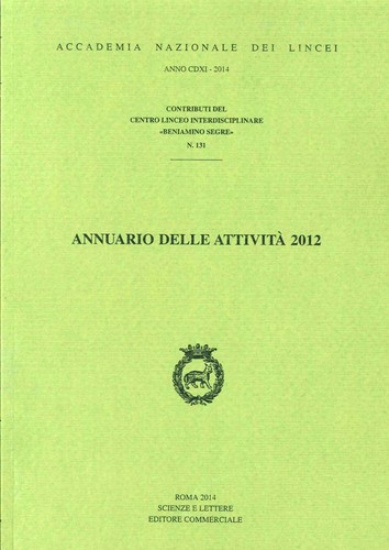 Annuario delle attività - annuario,