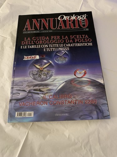 Annuario orologi misure del - le,